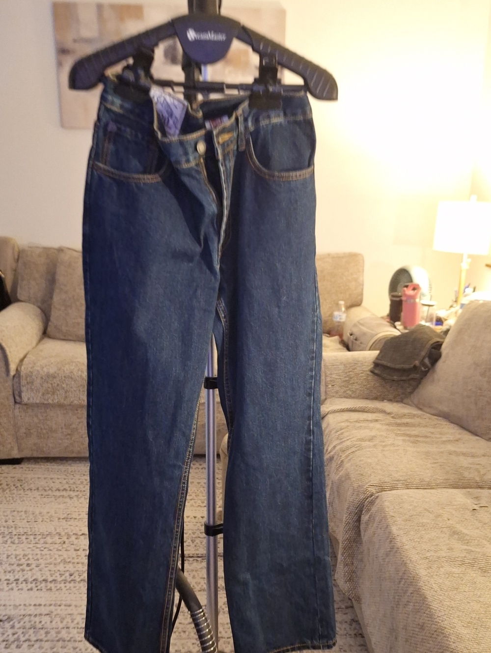 Men's Bootcut Jeans in Dark Blue - Classic Everyday Style